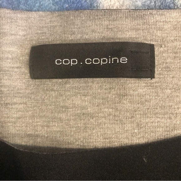 Cop.Copine Black Cropped Top - Size 36 - Picture 4 of 5